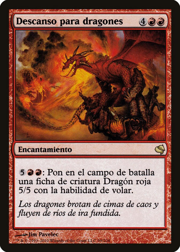 Dragon Roost (Spanish) - "Descanso para dragones" - Magic: The Gathering