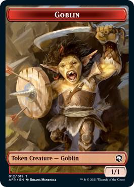 Goblin (012) // Blood (017) Double-Sided Token (Challenger 2022) - Magic: The Gathering