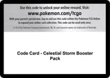 Code Card - Celestial Storm Booster Pack - Pokémon