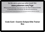 Code Card - Cosmic Eclipse Elite Trainer Box - Pokémon