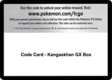 Code Card - Kangaskhan GX Box - Pokémon