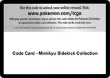 Code Card - Mimikyu Sidekick Collection - Pokémon
