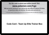Code Card - Team Up Elite Trainer Box - Pokémon