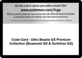 Code Card - Ultra Beasts GX Premium Collection [Buzzwole GX & Xurkitree GX] - Pokémon