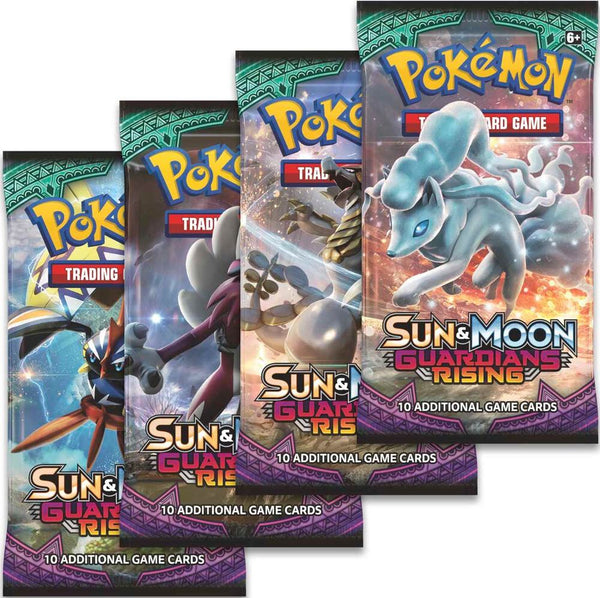 Guardians Rising Booster Pack Art Bundle [Set of 4] - Pokémon