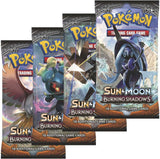Burning Shadows Booster Pack Art Bundle [Set of 4] - Pokémon
