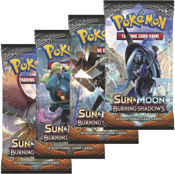 Burning Shadows Booster Pack Art Bundle [Set of 4] - Pokémon