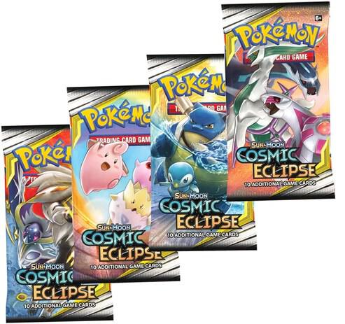 Cosmic Eclipse Booster Pack Art Bundle [Set of 4] - Pokémon