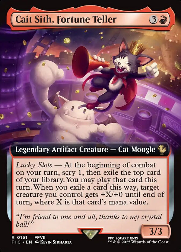 Cait Sith, Fortune Teller (Extended Art) - Magic: The Gathering