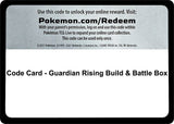 Code Card - Guardian Rising Build & Battle Box - Pokémon