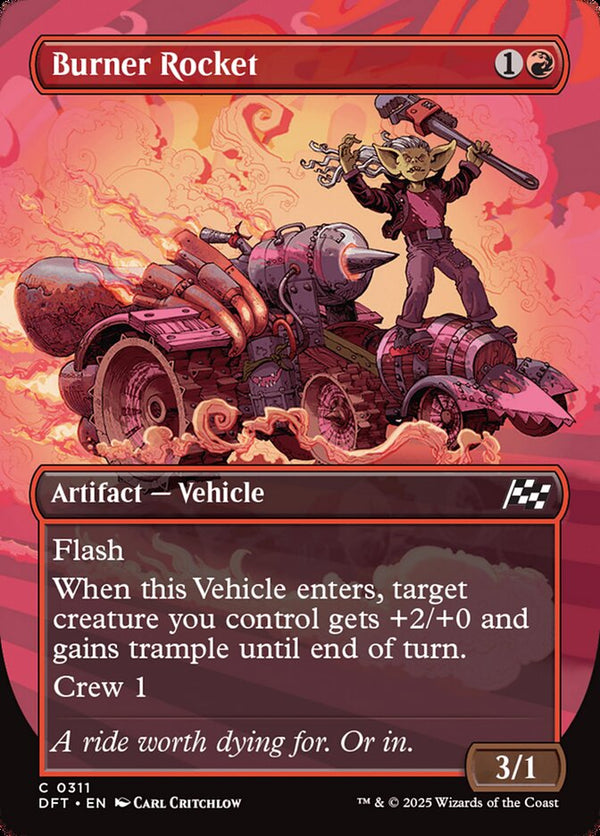Burner Rocket (Borderless) - Magic: The Gathering