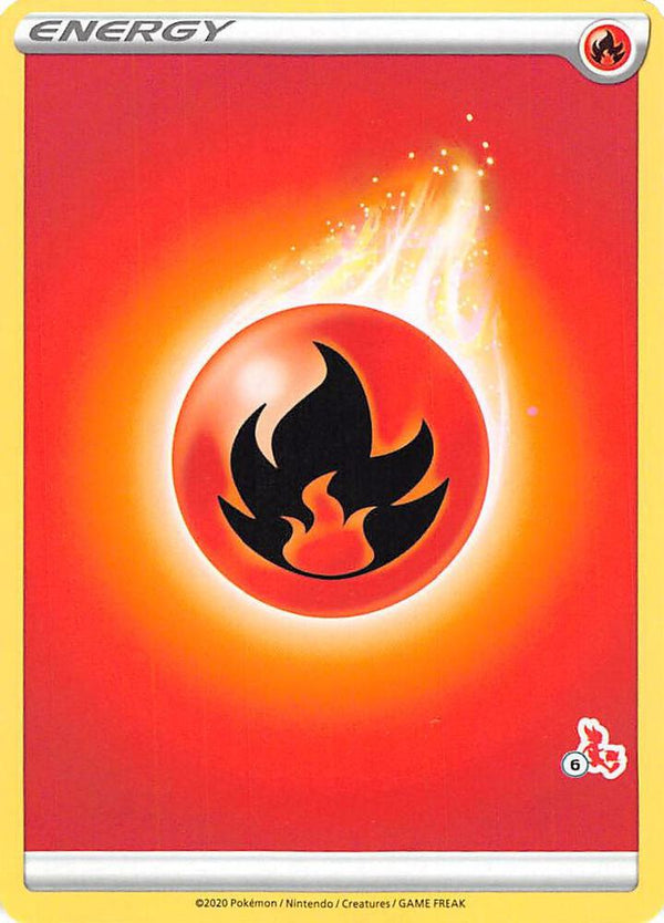 Fire Energy (#6 Cinderace Stamped) - Pokémon