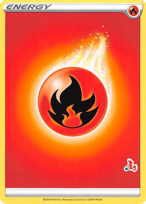 Fire Energy (#16 Cinderace Stamped) - Pokémon