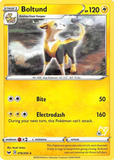 Boltund - 076/202 (#16 Pikachu Stamped) - Pokémon
