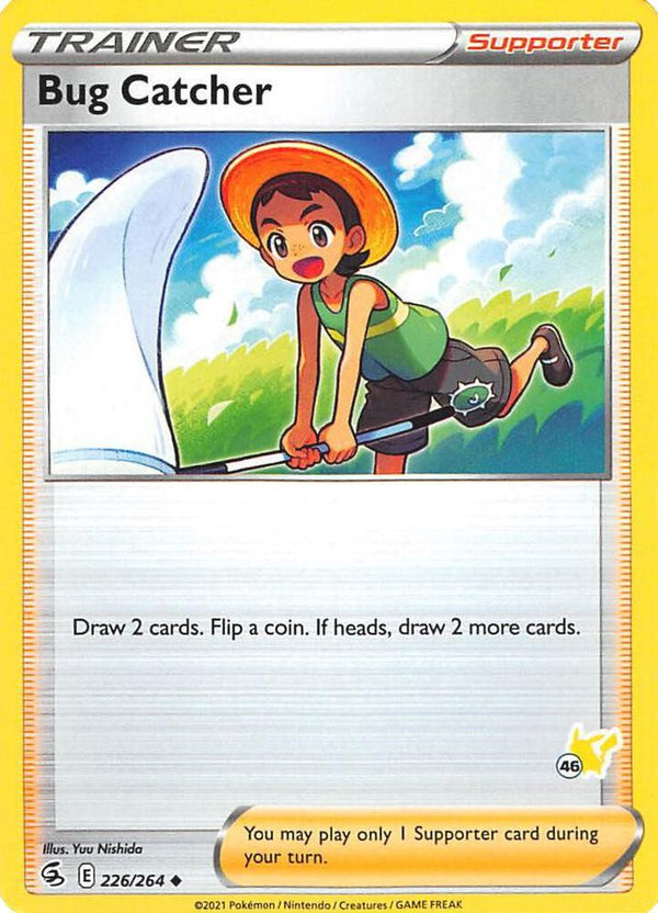 Bug Catcher - 226/264 (#46 Pikachu Stamped) - Pokémon