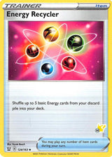 Energy Recycler - 124/163 (#32 Pikachu Stamped) - Pokémon