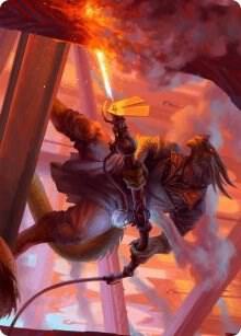 Plasma Jockey Art Card