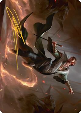 Fleetfoot Dancer Art Card (Gold-Stamped Signature) - Magic: The Gathering