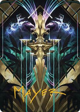 Halo Fountain Art Card (Gold-Stamped Signature) - Magic: The Gathering