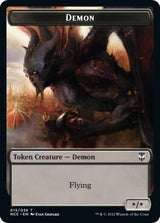 Demon // Copy Double-Sided Token - Magic: The Gathering