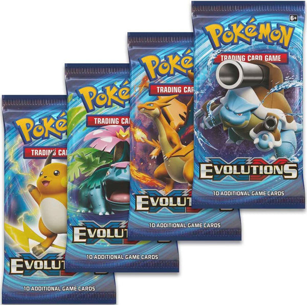 Evolutions Booster Pack Art Bundle [Set of 4] - Pokémon
