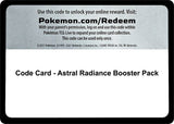 Code Card - Astral Radiance Booster Pack - Pokémon