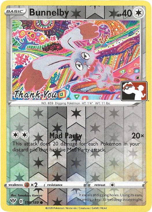 Bunnelby - 150/189 (Thank You Promo) - Pokémon