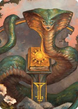 Guardian Naga Art Card (Gold-Stamped Signature) - Magic: The Gathering