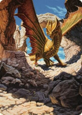 Ancient Brass Dragon Art Card (2/81) - Magic: The Gathering