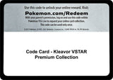 Code Card - Kleavor VSTAR Premium Collection - Pokémon