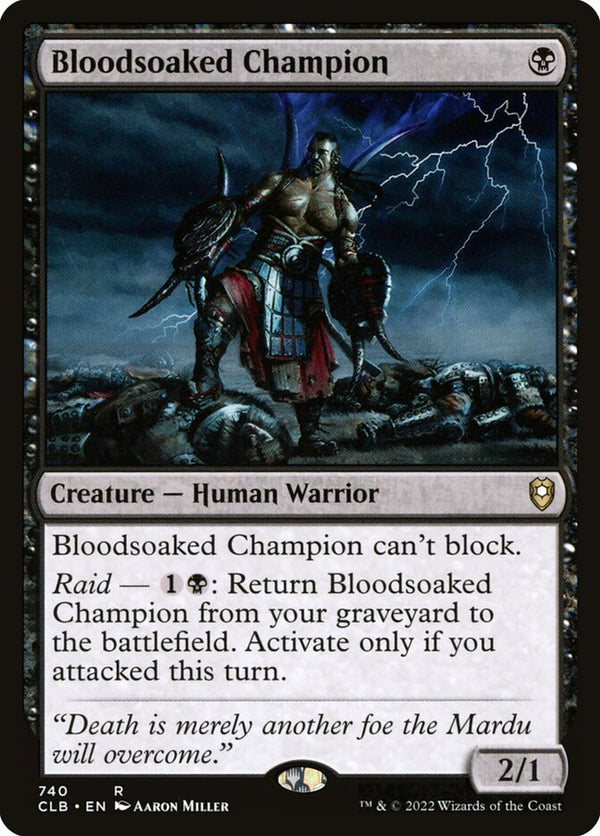 Bloodsoaked Champion - Magic: The Gathering