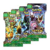 Fates Collide Sleeved Booster Pack Art Bundle [Set of 4] - Pokémon