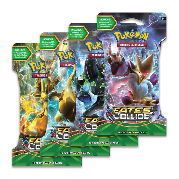 Fates Collide Sleeved Booster Pack Art Bundle [Set of 4] - Pokémon