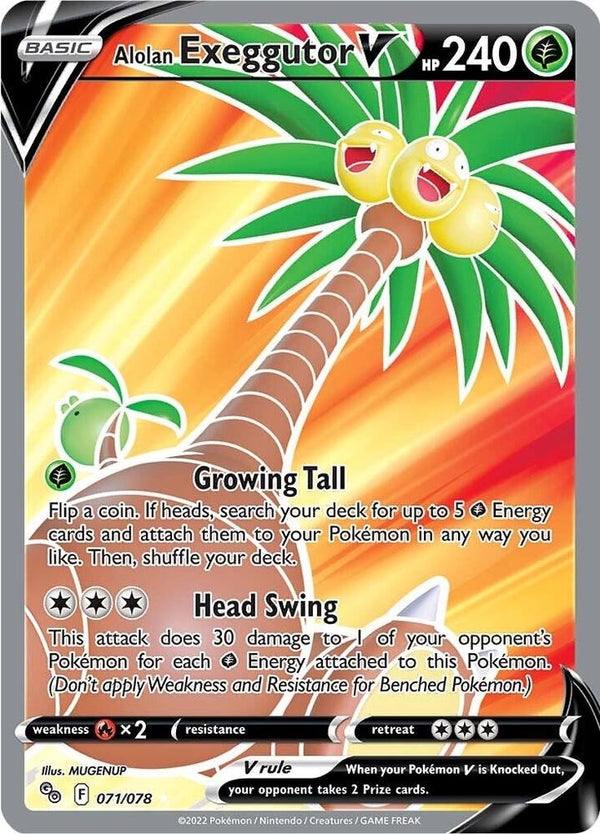 Alolan Exeggutor V (Full Art) - Pokémon