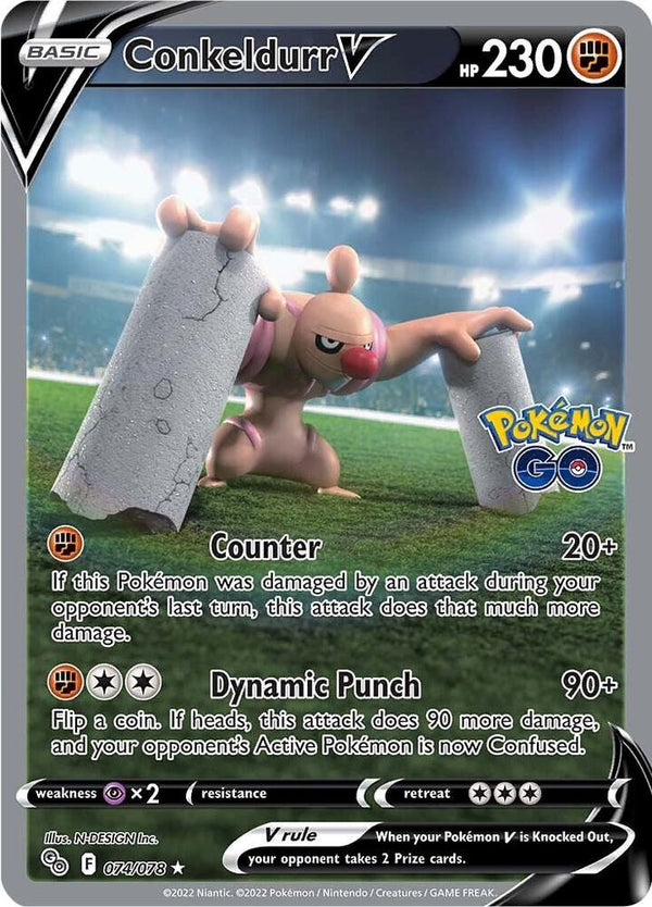 Conkeldurr V (Alternate Full Art) - Pokémon