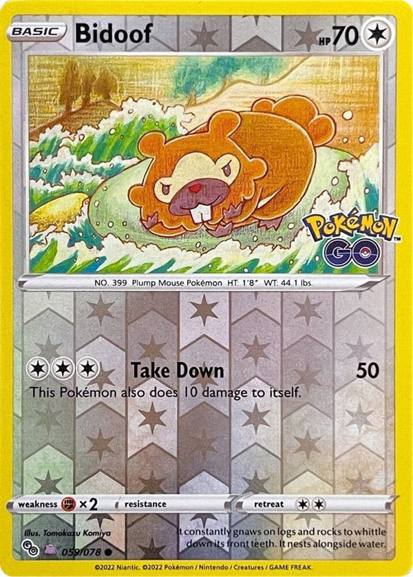 Bidoof (Peelable Ditto) - Pokémon