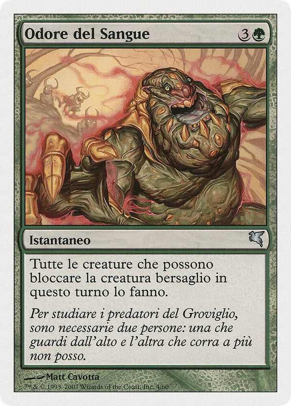 Bloodscent (Italian) - "Odore del Sangue" - Magic: The Gathering