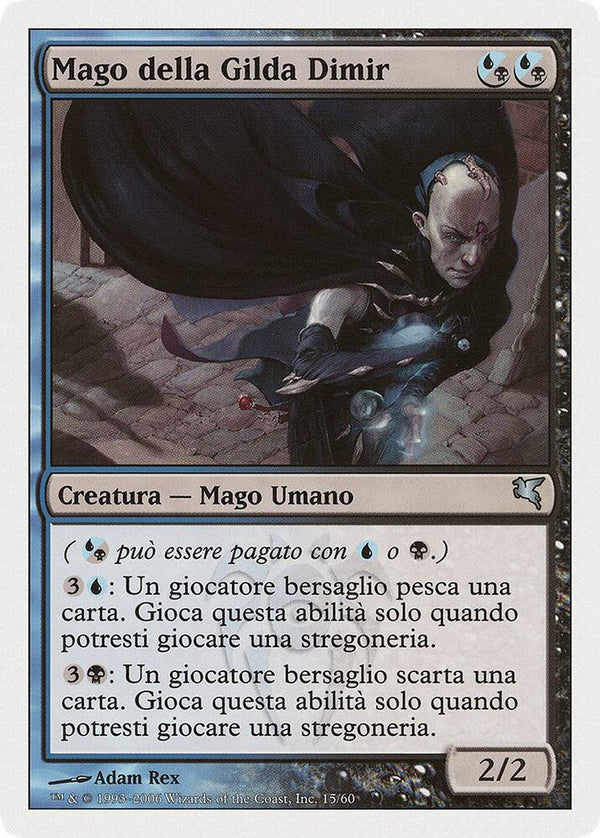 Dimir Guildmage (Italian) - "Mago della Gilda Dimir" - Magic: The Gathering