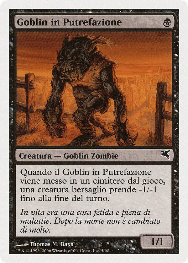 Festering Goblin (Italian) - "Goblin in Putrefazione" - Magic: The Gathering