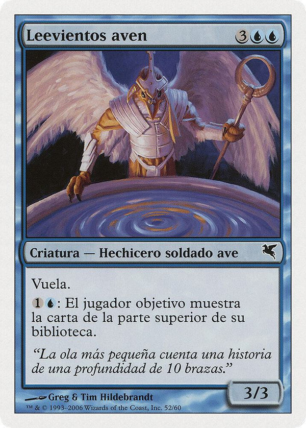 Aven Windreader (Spanish) - "Leevientos aven" - Magic: The Gathering