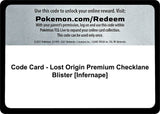 Code Card - Lost Origin Premium Checklane Blister [Infernape] - Pokémon