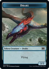 Drake // Phyrexian Golem Double-Sided Token - Magic: The Gathering