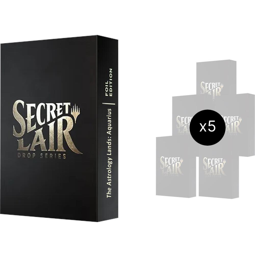 Secret Lair Drop: Astrology Lands (Aquarius) Bundle - Traditional Foil Edition