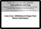Code Card - BREAKpoint Single Pack Blister [Hydreigon] - Pokémon