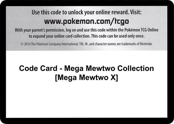 Code Card - Mega Mewtwo Collection [Mega Mewtwo X] - Pokémon