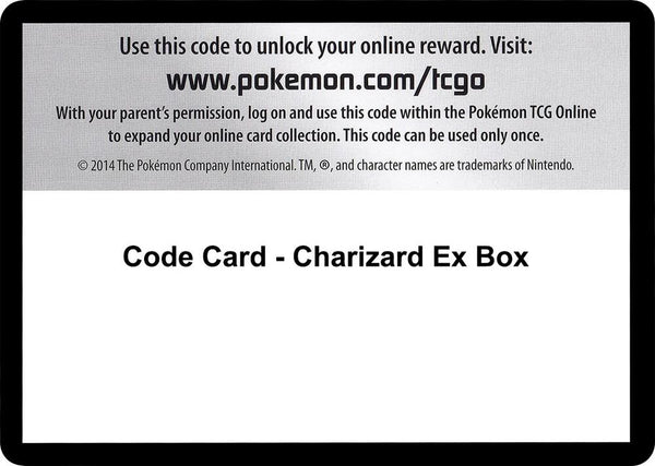Code Card - Charizard EX Box - Pokémon