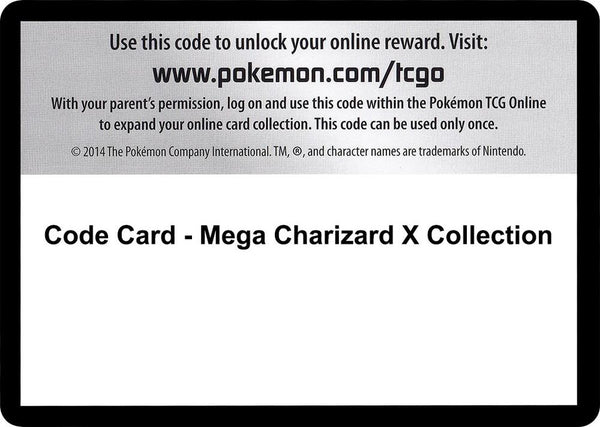 Code Card - Mega Charizard X Collection - Pokémon