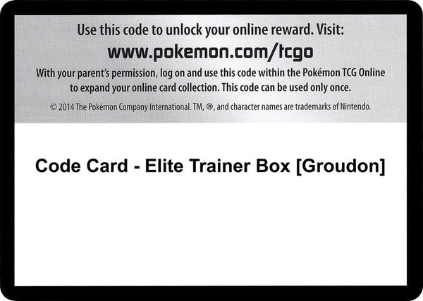 Code Card - Elite Trainer Box [Groudon] - Pokémon