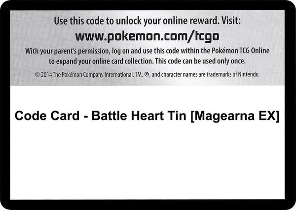 Code Card - Battle Heart Tin [Magearna EX] - Pokémon
