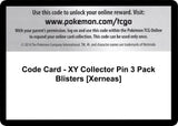 Code Card - XY Collector Pin 3 Pack Blisters [Xerneas] - Pokémon